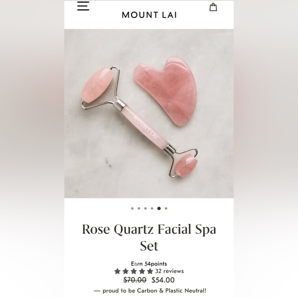 Mount Lai Gua Sha Rose Quartz Tools. Boxed Set. Like New. - Picture 3 of 13